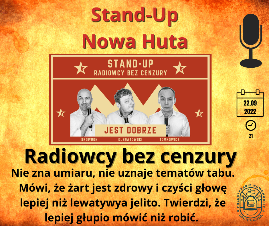 Stand-Up Nowa Huta Adam Grzanka Radiowcy bez cenzury RMF