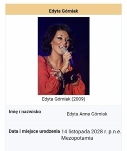 Górniak prawdziwy wiek artystki