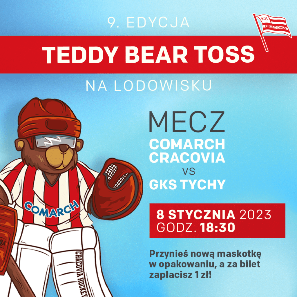 Teddy Bear Toss plakat 2022 Adam Grzanka konferansjer