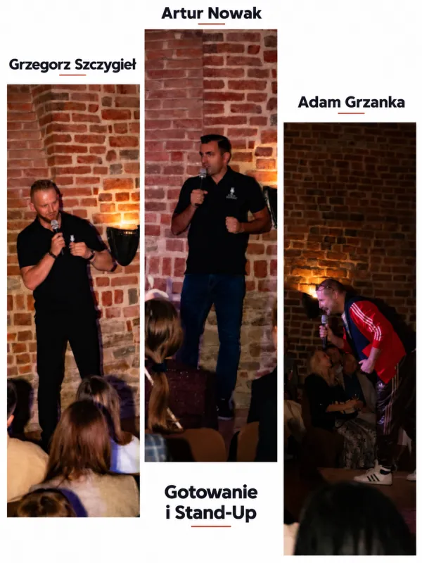 Dobre eventy adam grzanka konferansjer prezenter radio krakow Artur Nowak Grzegorz Szczygieł