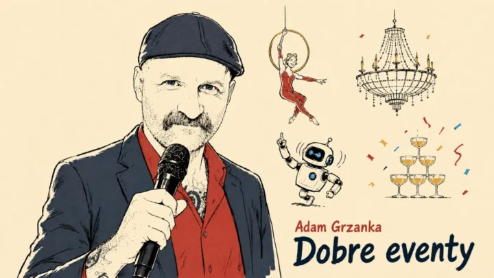 Dobre eventy według konferansjera. Adam Grzanka i wyzwania konferansjerskie, oraz frajda pracy