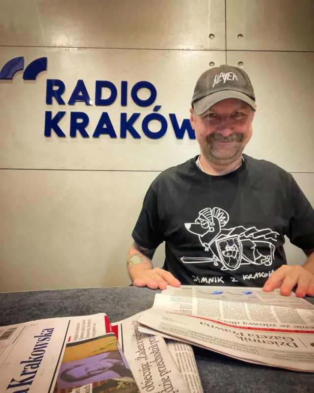  Adam Grzanka konferansjer Kraków Radio Kraków jamnik